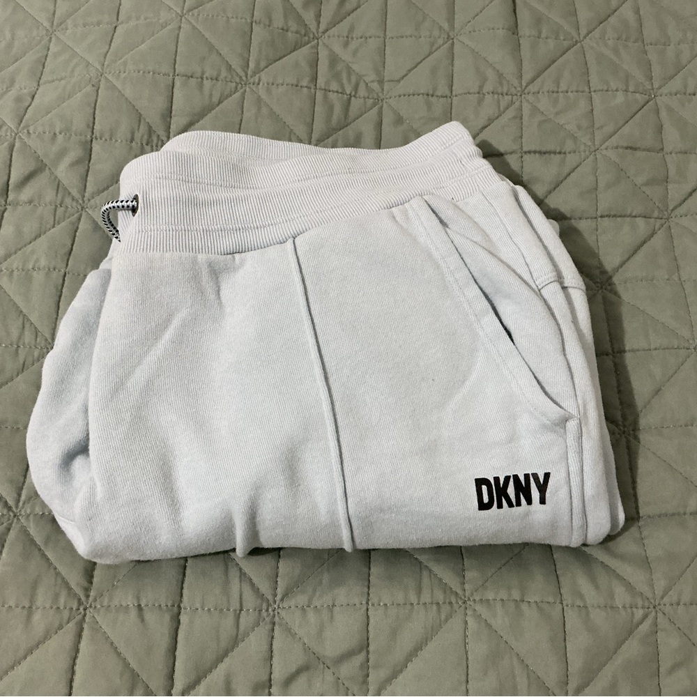 DKNY women light blue Sweatpants